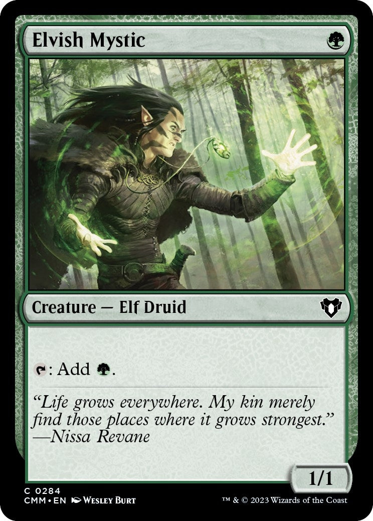 Image for Elvish Mystic (Commander Masters) (284) - Magic: The Gathering