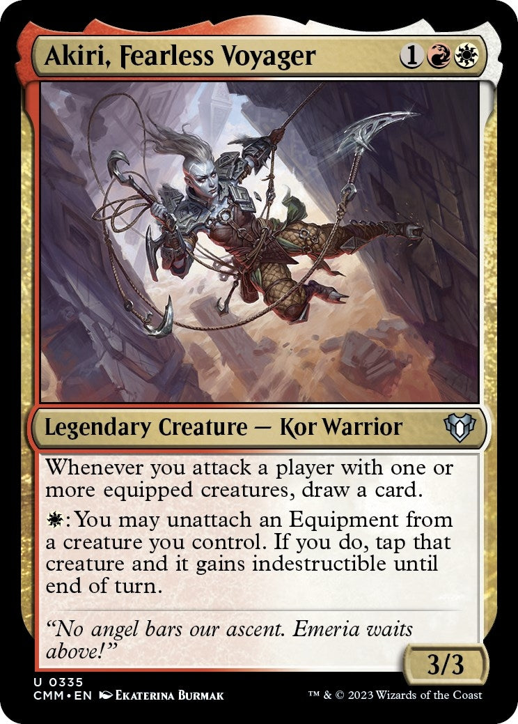 Image for Akiri, Fearless Voyager (Commander Masters) (335) - Magic: The Gathering