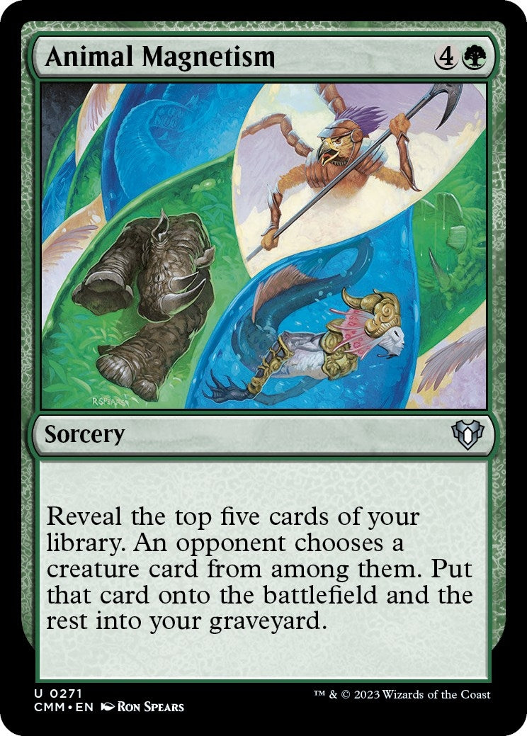 Image for Animal Magnetism (Commander Masters) (271) - Magic: The Gathering