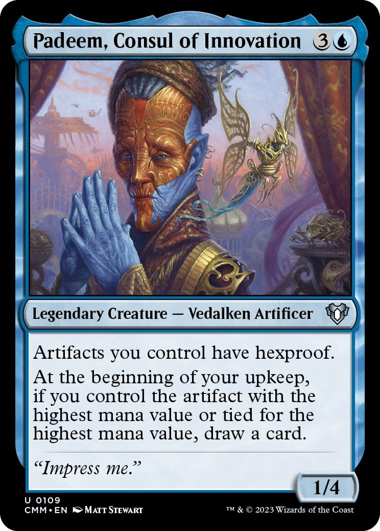 Image for Padeem, Consul of Innovation (Commander Masters) (109) - Magic: The Gathering