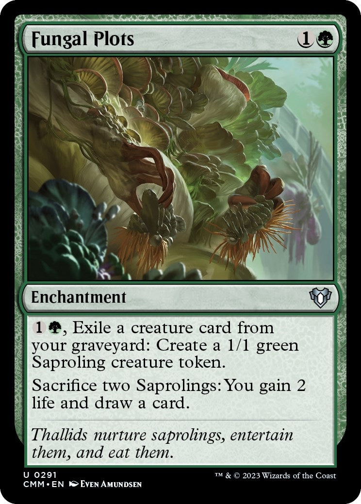 Image for Fungal Plots (Commander Masters) (291) - Magic: The Gathering