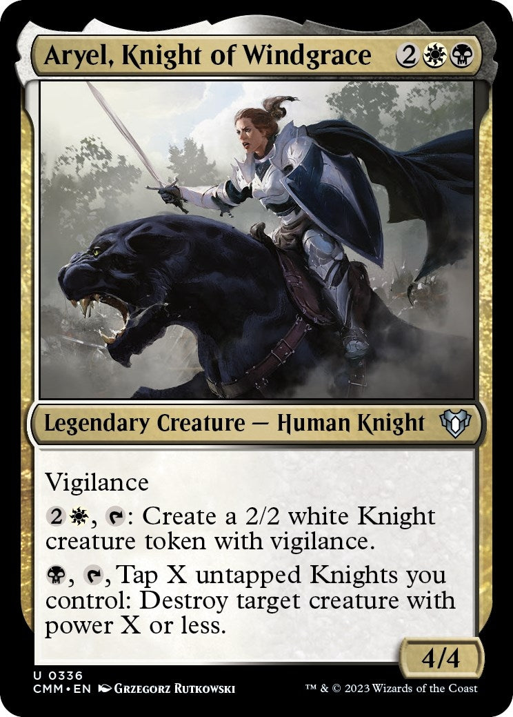 Image for Aryel, Knight of Windgrace (Commander Masters) (336) - Magic: The Gathering