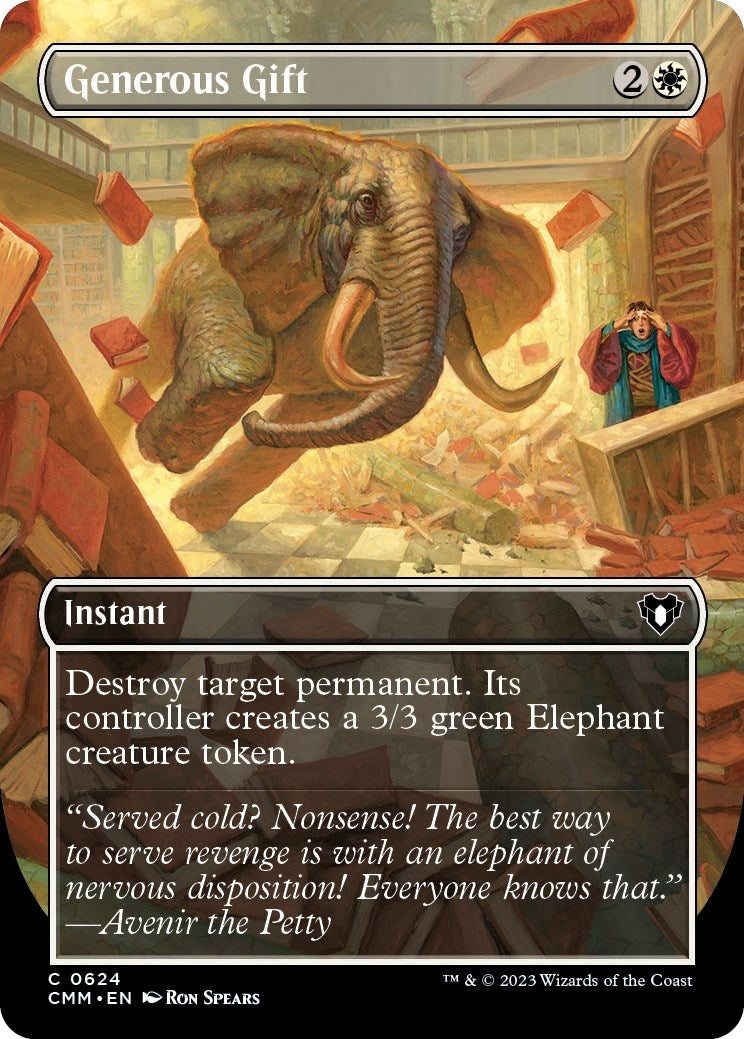 Image for Generous Gift (Borderless) (Commander Masters) (624) - Magic: The Gathering