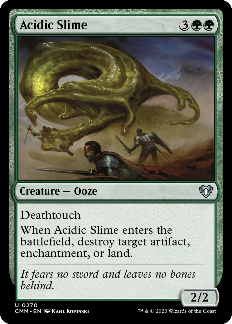 Image for Acidic Slime (Commander Masters) (270) - Magic: The Gathering