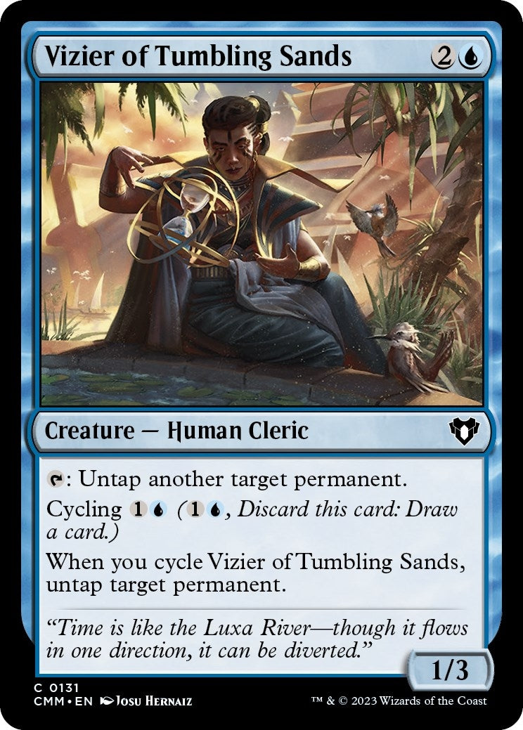 Image for Vizier of Tumbling Sands (Commander Masters) (131) - Magic: The Gathering