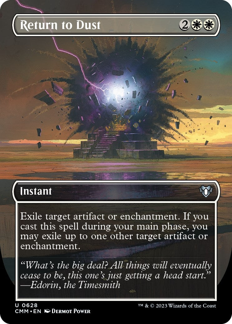 Image for Return to Dust (Borderless) (Commander Masters) (628) - Magic: The Gathering