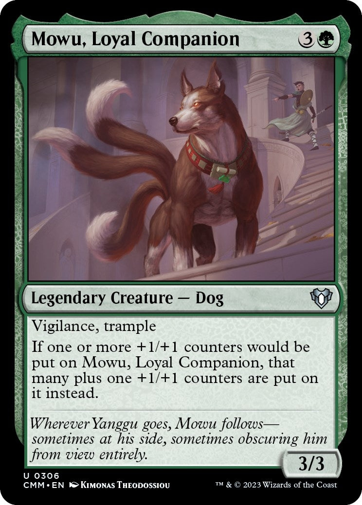 Image for Mowu, Loyal Companion (Commander Masters) (306) - Magic: The Gathering