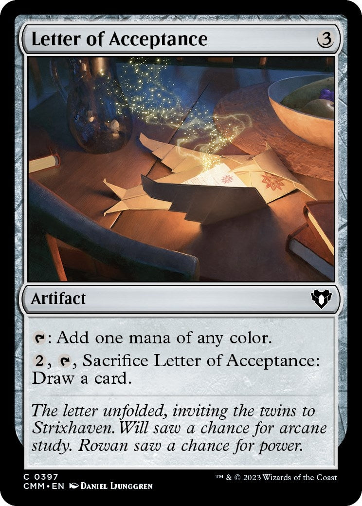 Image for Letter of Acceptance (Commander Masters) (397) - Magic: The Gathering