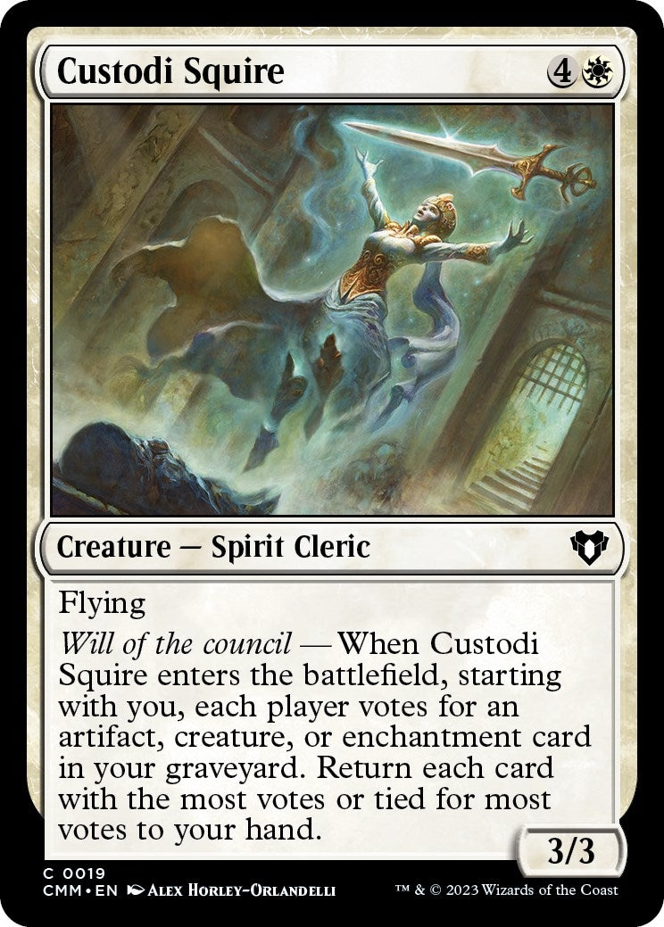 Image for Custodi Squire (Commander Masters) (19) - Magic: The Gathering
