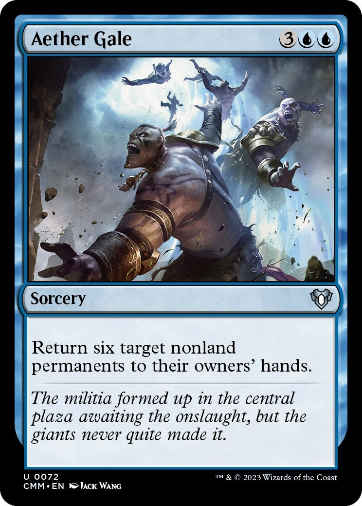 Image for Aether Gale (Commander Masters) (72) - Magic: The Gathering