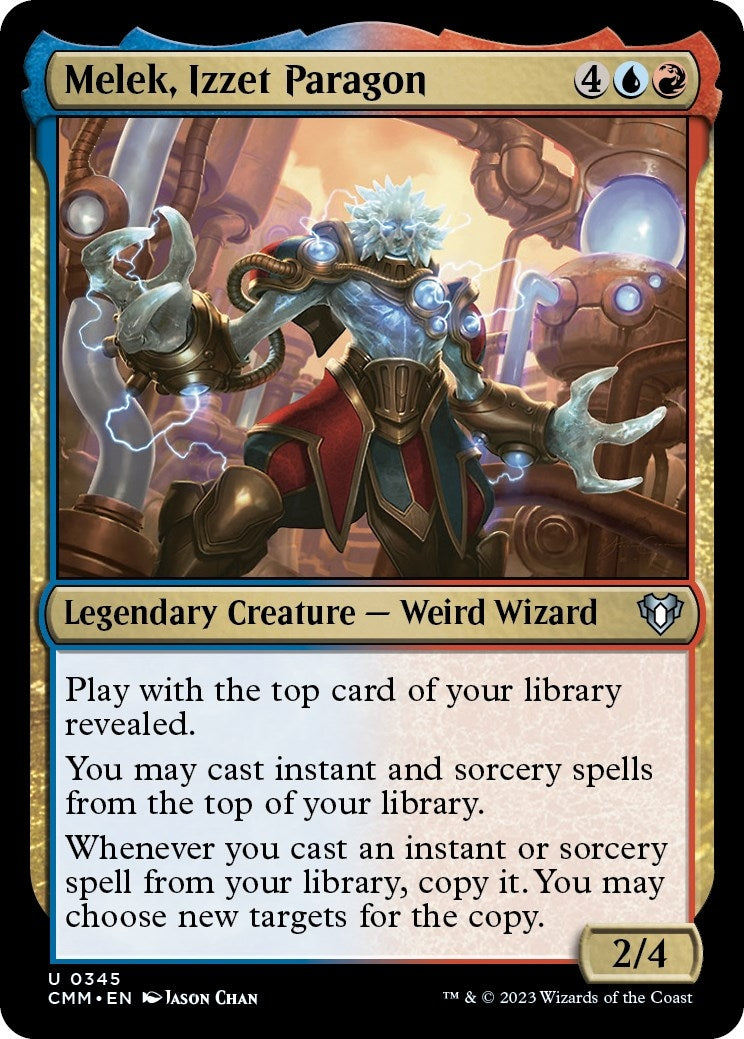 Image for Melek, Izzet Paragon (Commander Masters) (345) - Magic: The Gathering