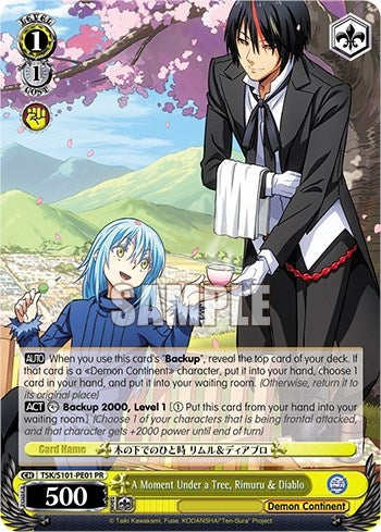 Image for A Moment Under a Tree, Rimuru & Diablo (That Time I Got Reincarnated as a Slime Vol.3) (TSK/S101-PE01) - Weiss Schwarz