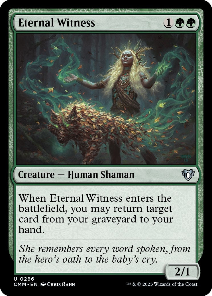 Image for Eternal Witness (Commander Masters) (286) - Magic: The Gathering