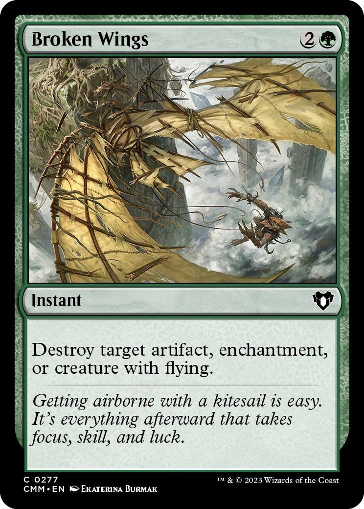 Image for Broken Wings (Commander Masters) (277) - Magic: The Gathering