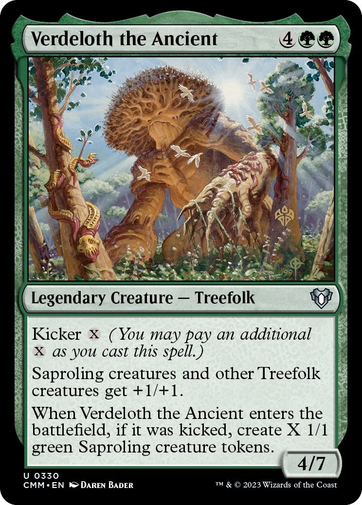 Image for Verdeloth the Ancient (Commander Masters) (330) - Magic: The Gathering