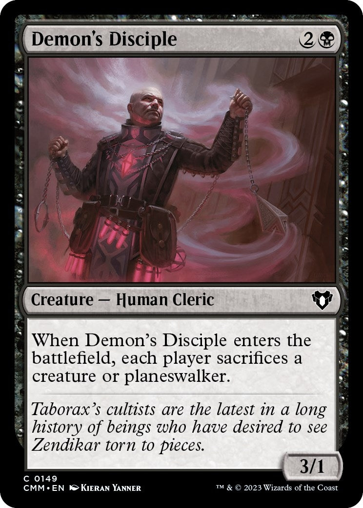Image for Demon's Disciple (Commander Masters) (149) - Magic: The Gathering