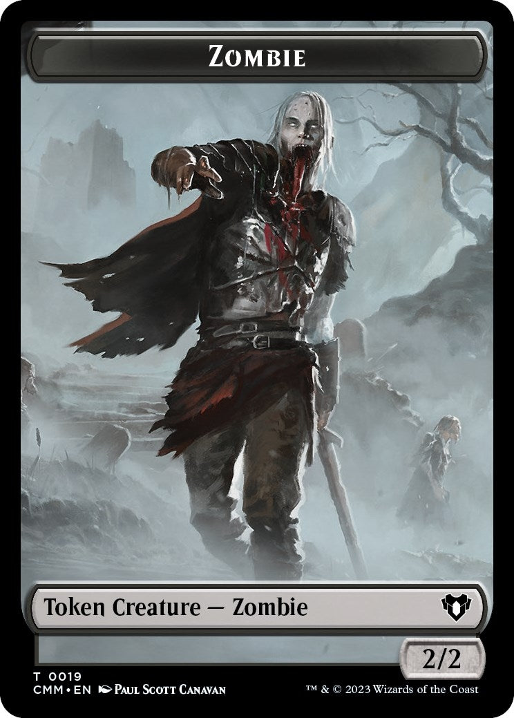 Image for Zombie Token (0019) (Commander Masters) (19) - Magic: The Gathering