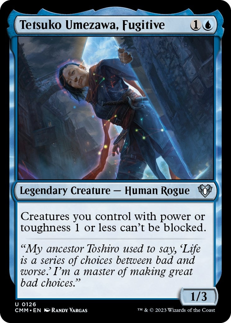 Image for Tetsuko Umezawa, Fugitive (Commander Masters) (126) - Magic: The Gathering