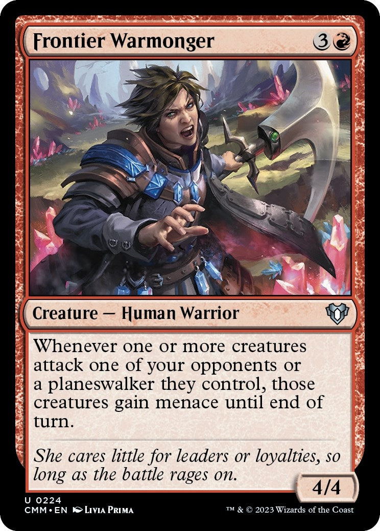 Image for Frontier Warmonger (Commander Masters) (224) - Magic: The Gathering