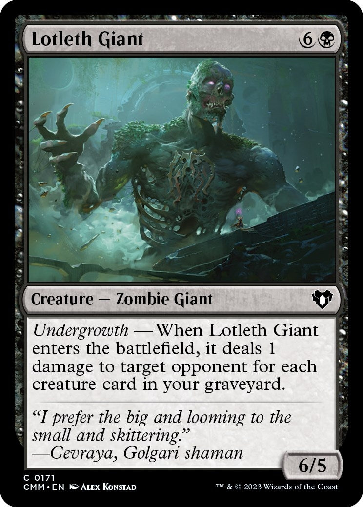 Image for Lotleth Giant (Commander Masters) (171) - Magic: The Gathering