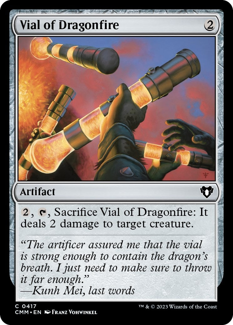 Image for Vial of Dragonfire (Commander Masters) (417) - Magic: The Gathering