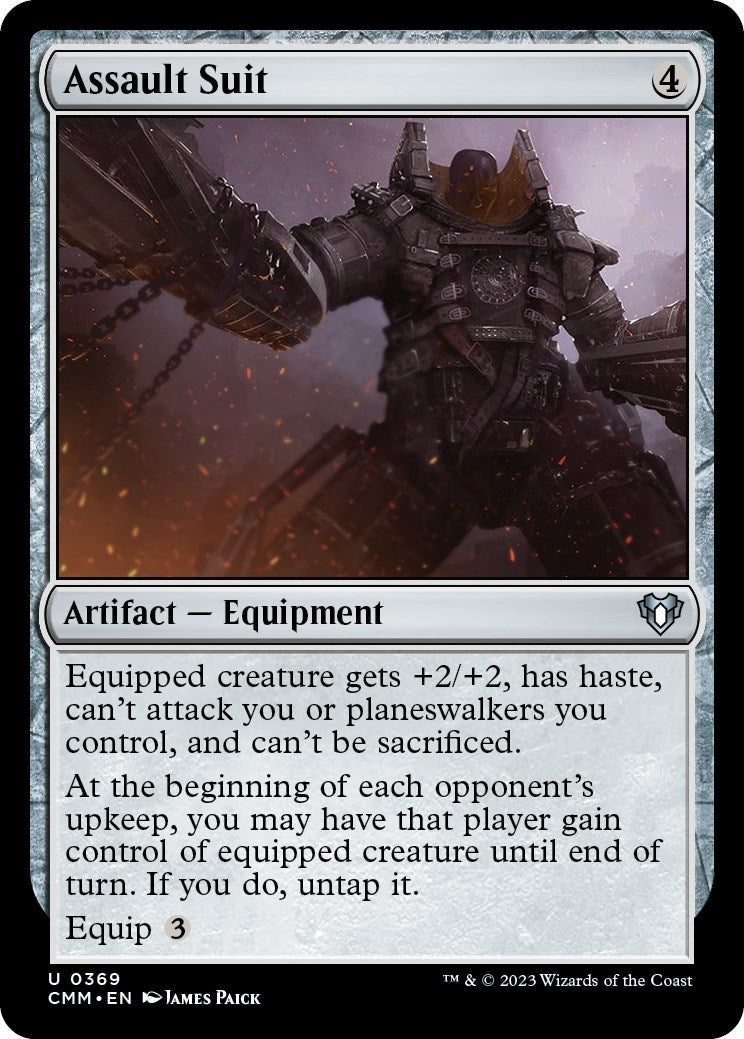 Image for Assault Suit (Commander Masters) (369) - Magic: The Gathering