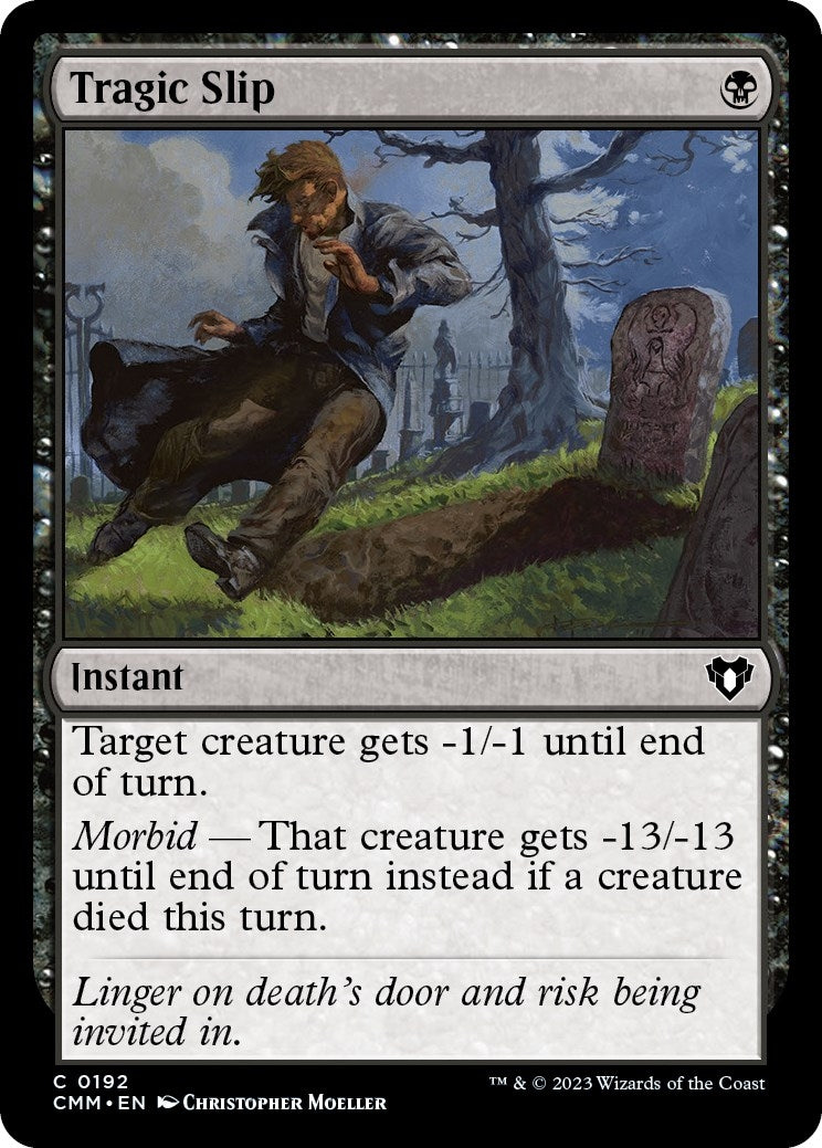 Image for Tragic Slip (Commander Masters) (192) - Magic: The Gathering