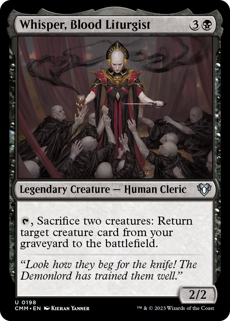 Image for Whisper, Blood Liturgist (Commander Masters) (198) - Magic: The Gathering