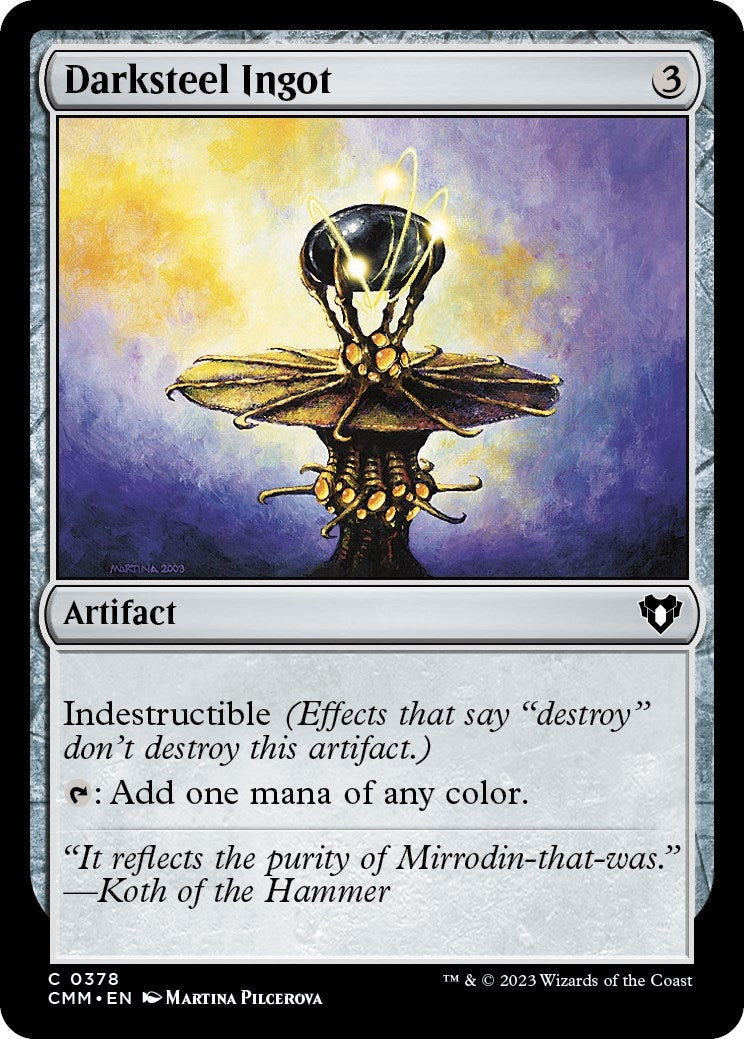 Image for Darksteel Ingot (Commander Masters) (378) - Magic: The Gathering