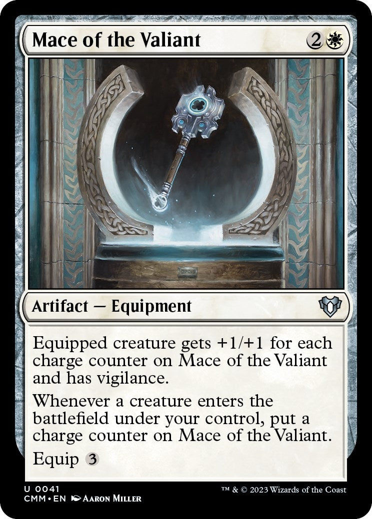 Image for Mace of the Valiant (Commander Masters) (41) - Magic: The Gathering