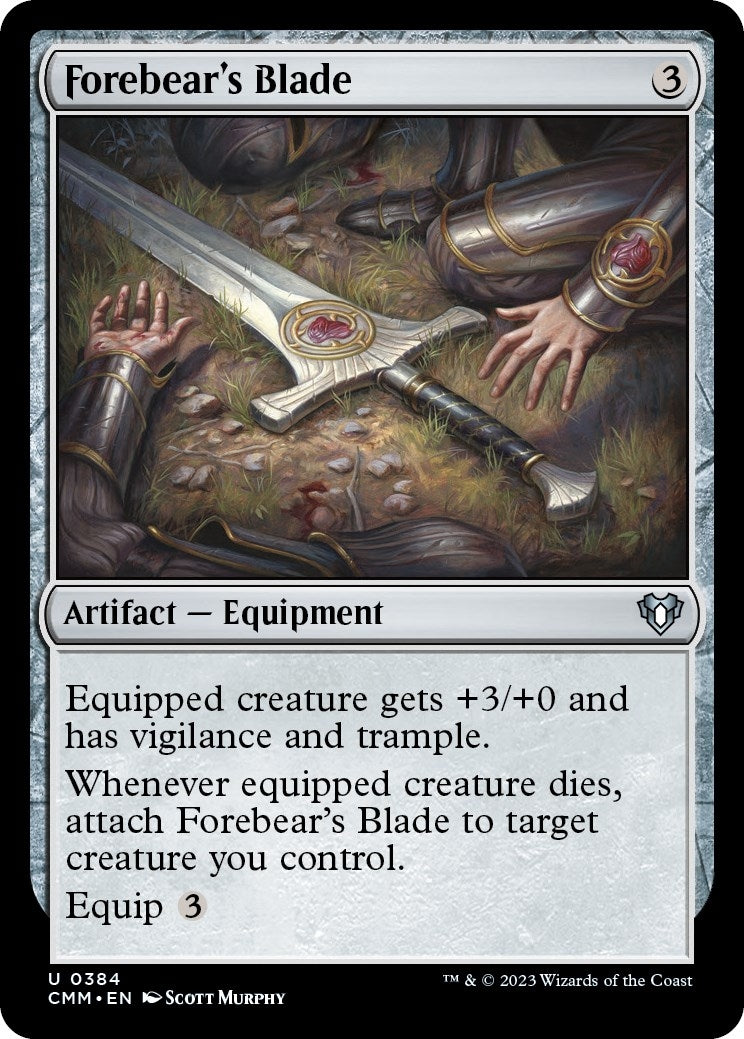 Image for Forebear's Blade (Commander Masters) (384) - Magic: The Gathering