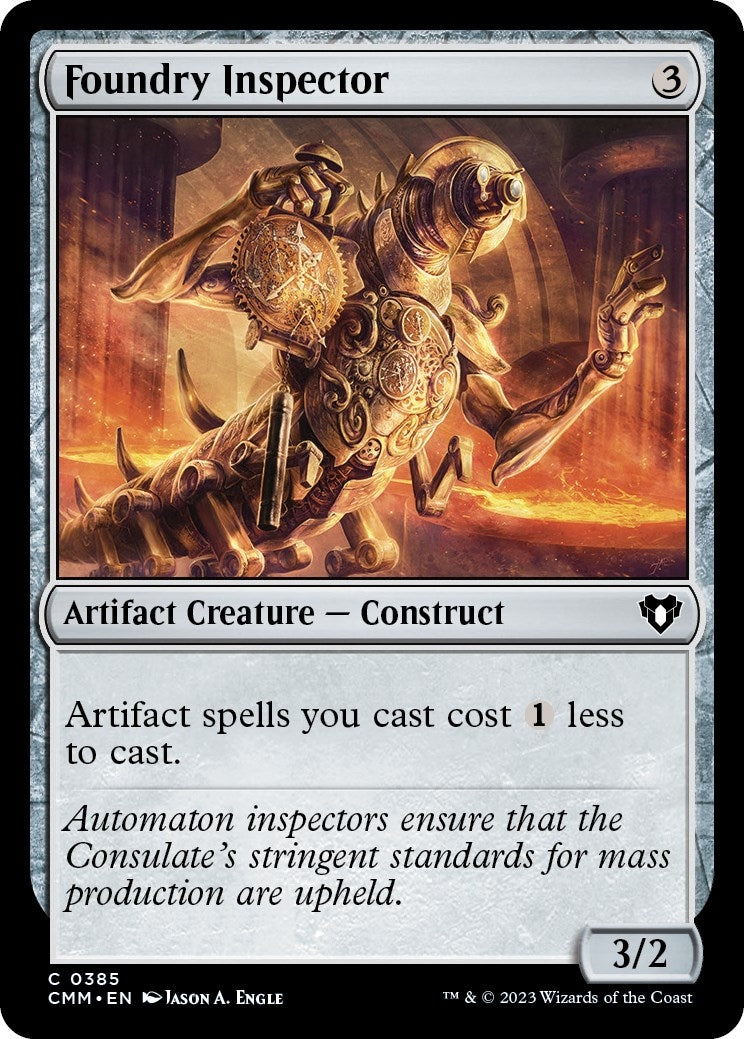 Image for Foundry Inspector (Commander Masters) (385) - Magic: The Gathering