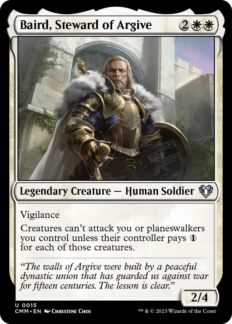 Image for Baird, Steward of Argive (Commander Masters) (15) - Magic: The Gathering