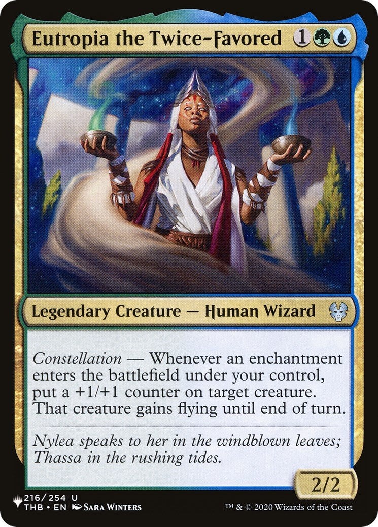 Image for Eutropia the Twice-Favored (The List Reprints) (216/254) - Magic: The Gathering