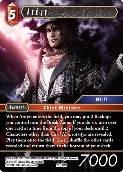 Image for Ardyn (Dawn of Heroes) (20-001R) - Final Fantasy TCG