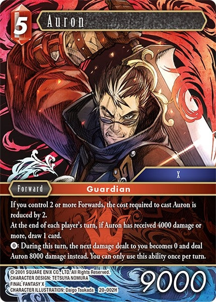 Image for Auron (Dawn of Heroes) (20-002H) - Final Fantasy TCG