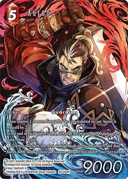 Image for Auron (Full Art) (Dawn of Heroes) (20-002H) - Final Fantasy TCG