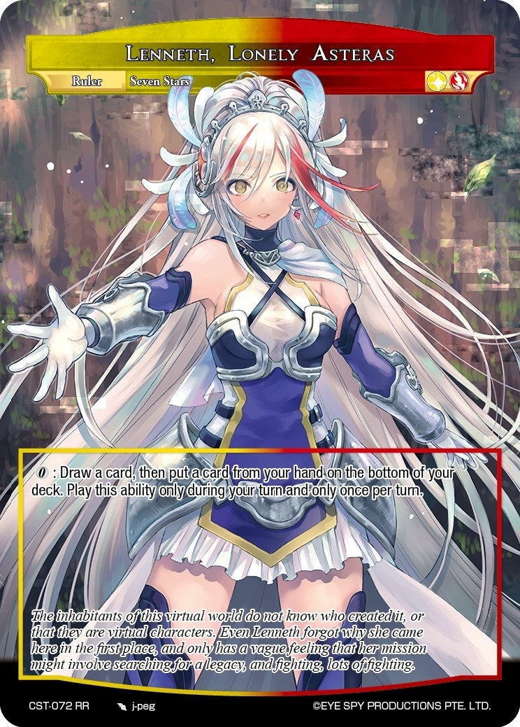 Image for Lenneth, Lonely Asteras (Clash of the Star Trees) (CST-072 RR) - Force of Will