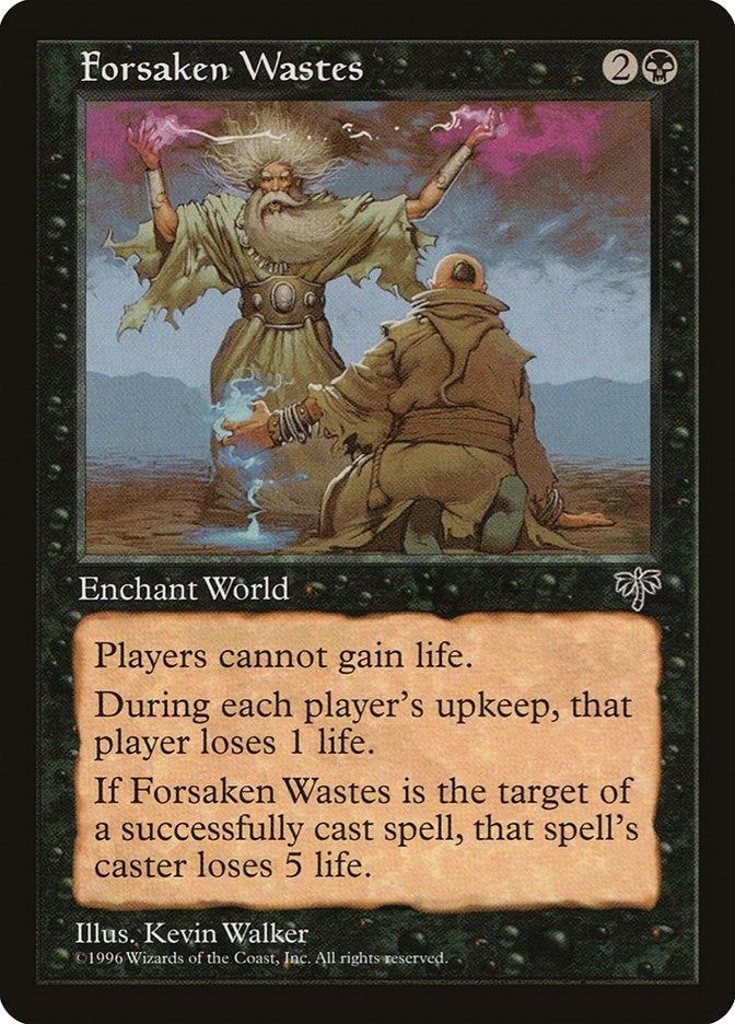 Image for Forsaken Wastes (Mirage) - Magic: The Gathering