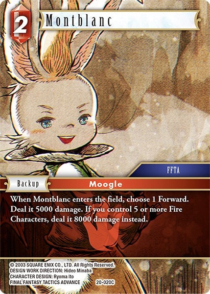 Image for Montblanc (Dawn of Heroes) (20-020C) - Final Fantasy TCG