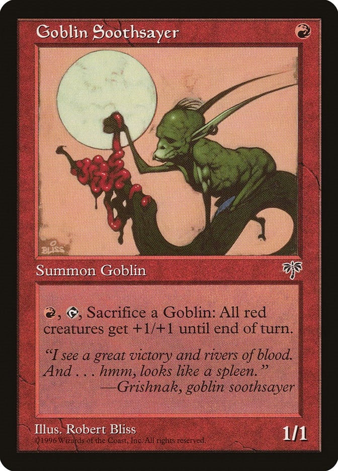 Image for Goblin Soothsayer (Mirage) - Magic: The Gathering