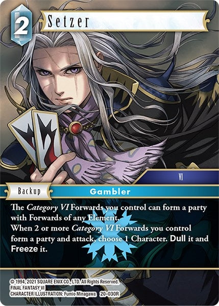 Image for Setzer (Dawn of Heroes) (20-030R) - Final Fantasy TCG