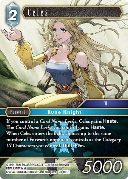 Image for Celes (Dawn of Heroes) (20-031R) - Final Fantasy TCG