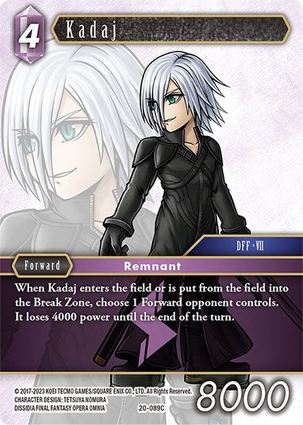 Image for Kadaj (Dawn of Heroes) (20-089C) - Final Fantasy TCG
