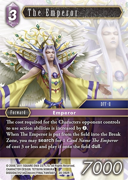 Image for The Emperor (Dawn of Heroes) (20-092R) - Final Fantasy TCG