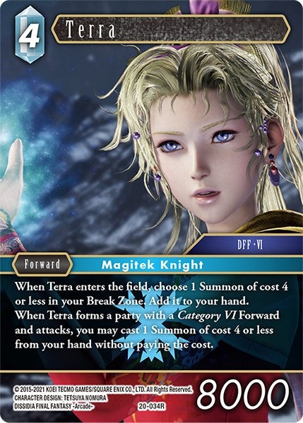 Image for Terra (Dawn of Heroes) (20-034R) - Final Fantasy TCG