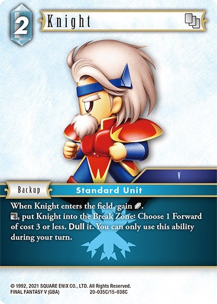 Image for Knight (Dawn of Heroes) (20-035C/15-038C) - Final Fantasy TCG
