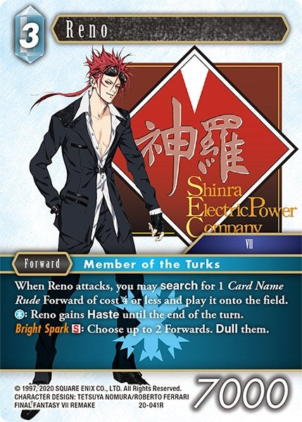 Image for Reno (Dawn of Heroes) (20-041R) - Final Fantasy TCG