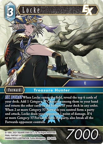 Image for Locke EX (Dawn of Heroes) (20-042L) - Final Fantasy TCG