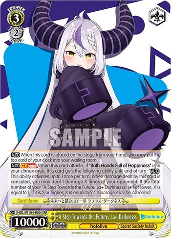 Image for A Step Towards the Future, La+ Darknesss (hololive production Vol.2) (HOL/W104-E004 RR) - Weiss Schwarz